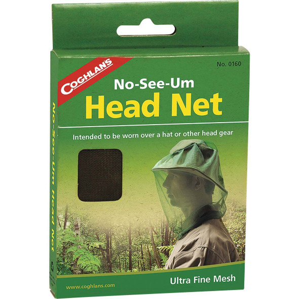 Coghlans Black Mesh No-See-Um Head Net 2507