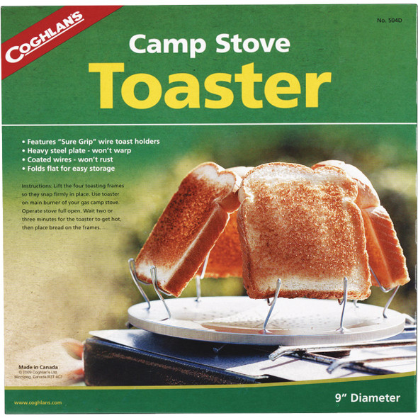Coghlans 4-Slice Steel Camp Stove Toaster 504D