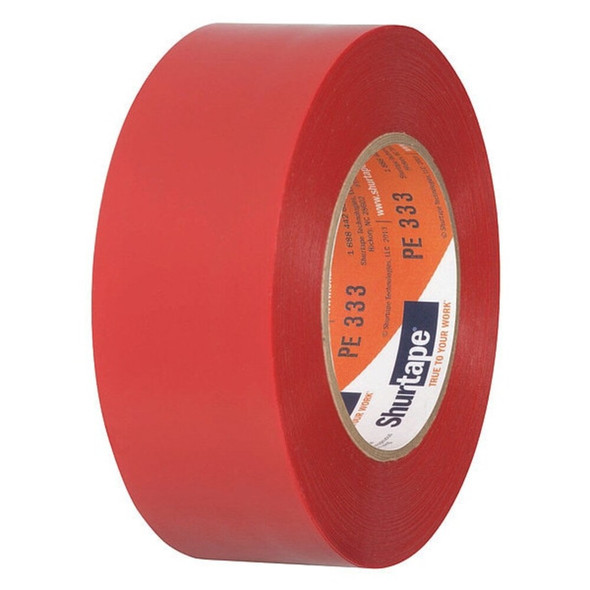 Shurtape Painter's Tape, Red, 60 yd L, 1-7-8 in W 152434