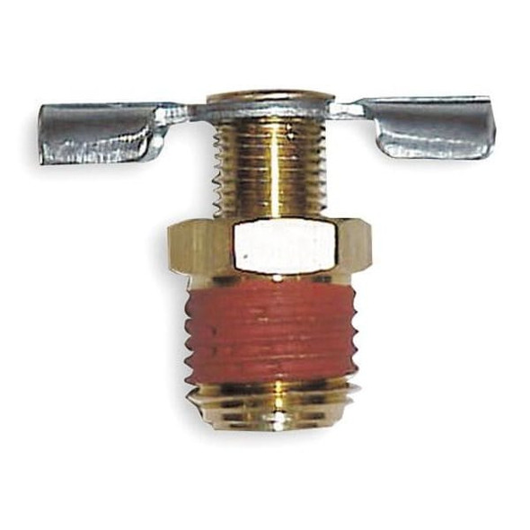 Weatherhead Drain Cock,Brass,MNPT,1/4 In 6D910