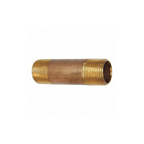 Manufacturer Varies 3/4" MNPT x 7" TBE Red Brass Pipe Nipple Sch 40 464-070