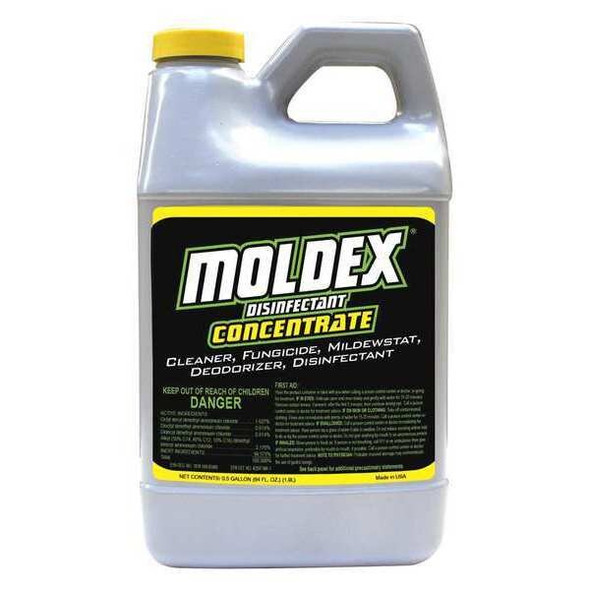 Moldex Mold Mildew Remover, 64 oz, Jug, Liquid, Concentrate 5510