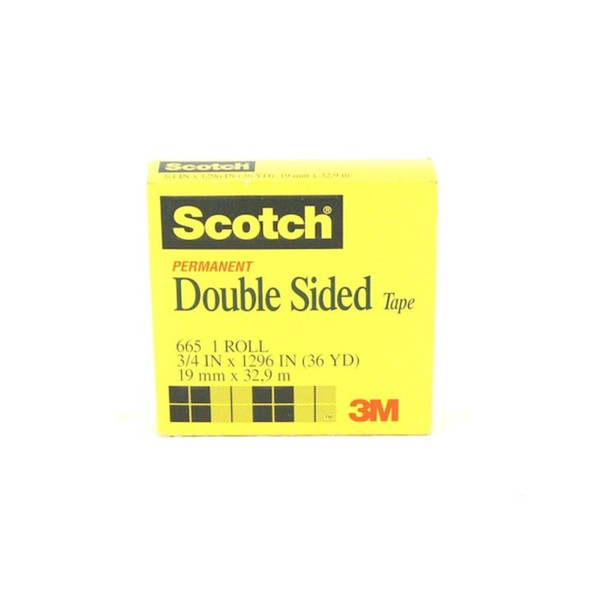 3m Film Tape, Transparent, 5 yd L, 3-4 in W 665