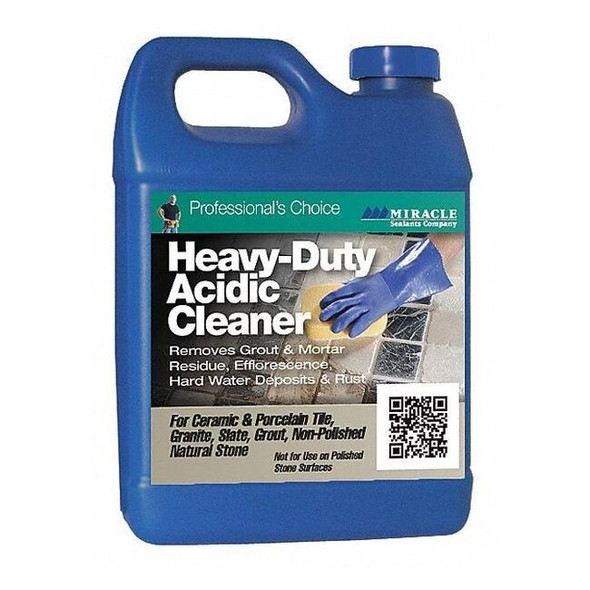Miracle Sealants Acidic Cleaner,Bottle,32 oz.,PK6 HDAC6QT