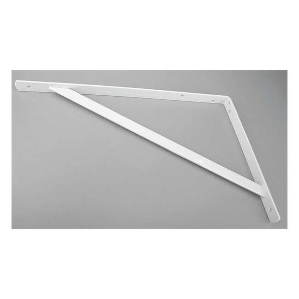 John Sterling Heavy Duty Shelf Bracket,White,500 Lb 0049-20WTH