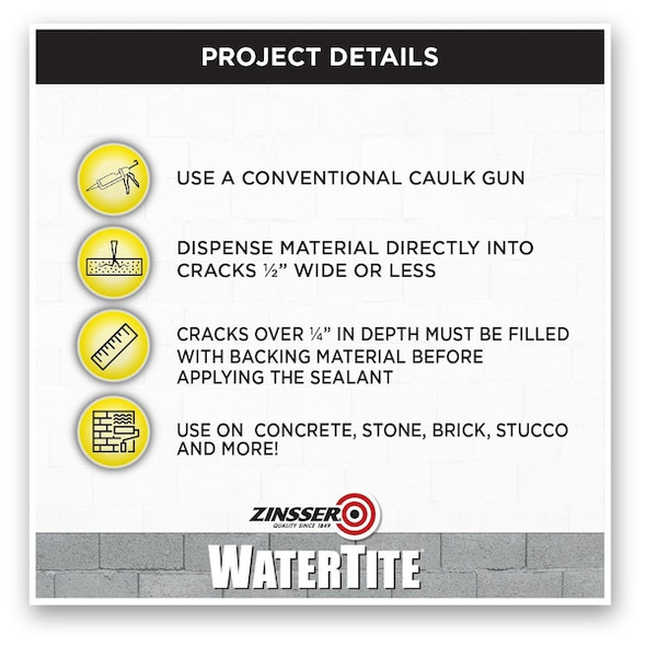 Zinsser Joint Sealant,Watertite,10 oz 05091