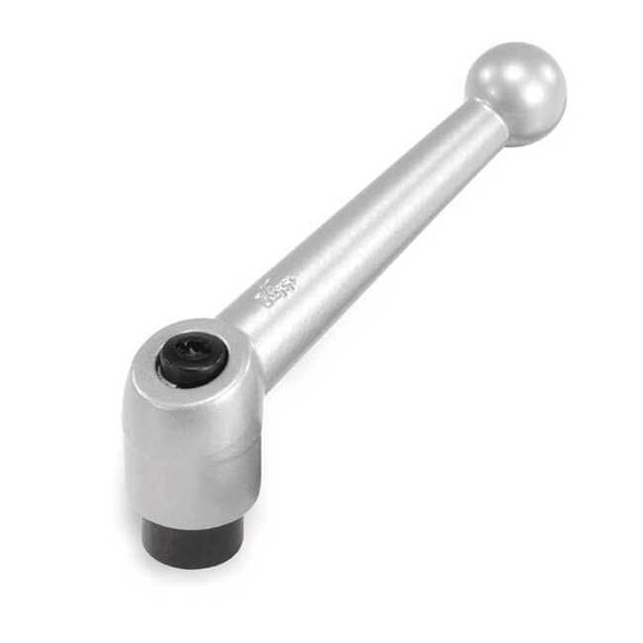 Kipp Adjustable Handle, Size: 2 1/4-20 Zinc, Black Satin, Comp: Steel K0116.2A21