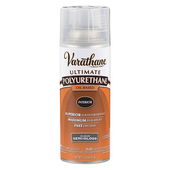 Rust-Oleum Polyurethane Spray,Clear,11.25 oz. 6081