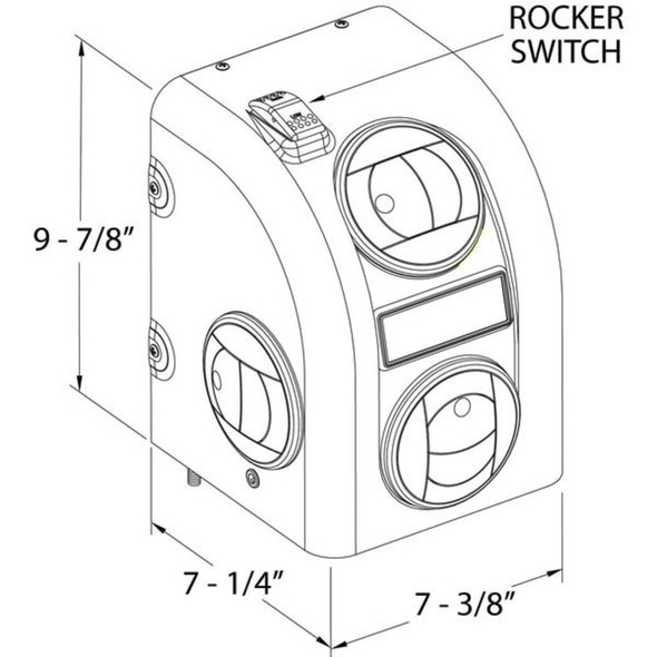 Dcm DC Auxiliary Heater,24V,10A,9-7-8 in. H 4000-24V