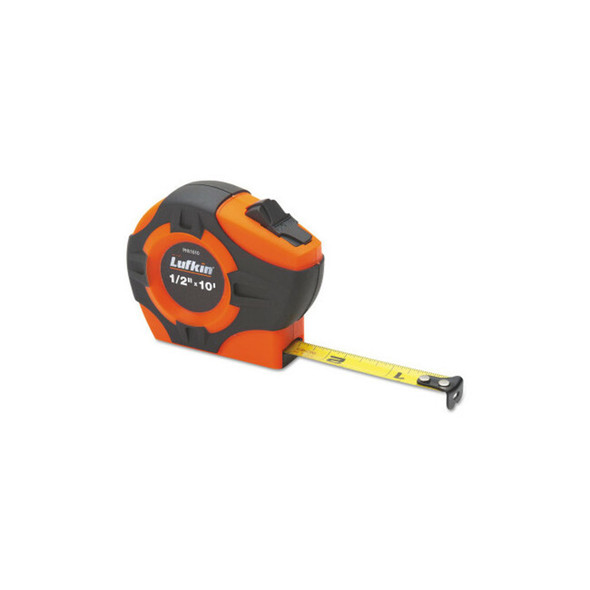P1000 Series Power Tape, 1 in W x 26 ft L, SAE/Metric, Yellow Clad A30 Blade, Hi-Viz Orange/Black Case