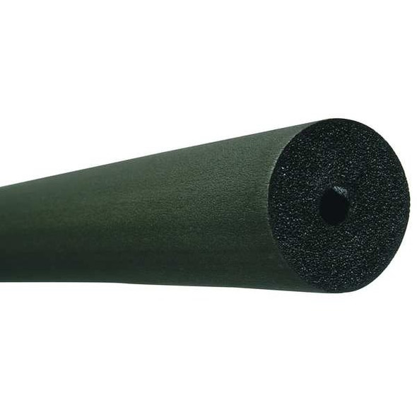 Pipe Insulation, 4-1/8" OD, 6 ft. L, NBR/PVC Based Elastomeric, 1 in Wall