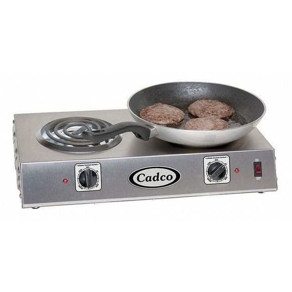 Cadco Hot Plate,Double,Tubular CDR-1T