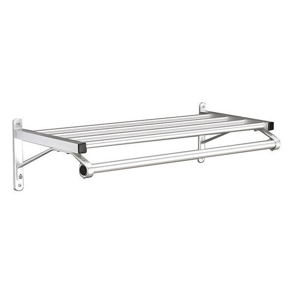 Glaro Wall-Mount Garment Rod,24 in W 501-24SA