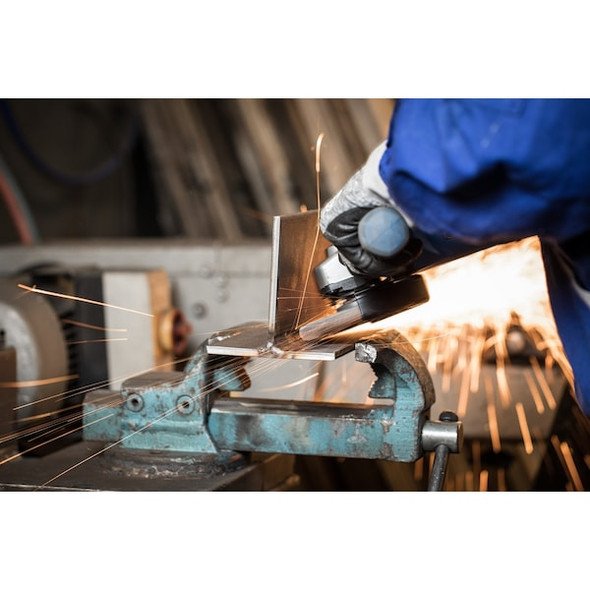 4-1/2" x 7/8" A.H. POLIFAN Flap Disc - Z SGP CURVE STEELOX, Zirconia, 40 Grit, Large Radius