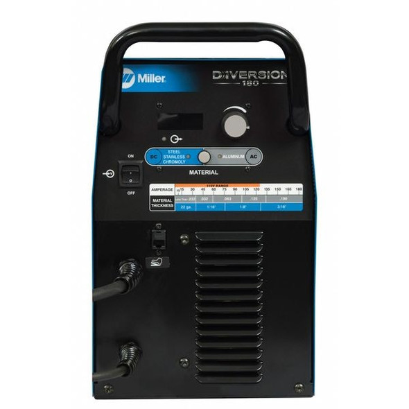 TIG Welder, Diversion 180 Series, 110/115/120V AC, 208V AC, 220/230/240V AC, 180 Max. Output Amps