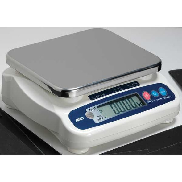A&d Weighing Digital Compact Bench Scale 26 lb./12kg Capacity SJ-12KHS