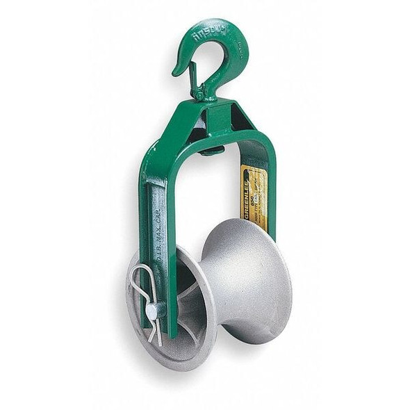 Greenlee Cable Puller Sheave,Hook,6 In 650