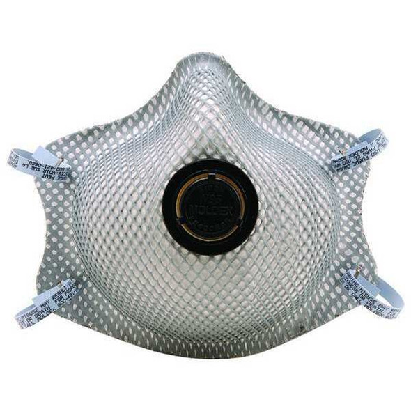 Moldex Disposable Respirator,M/L,N95,PK2 2400V