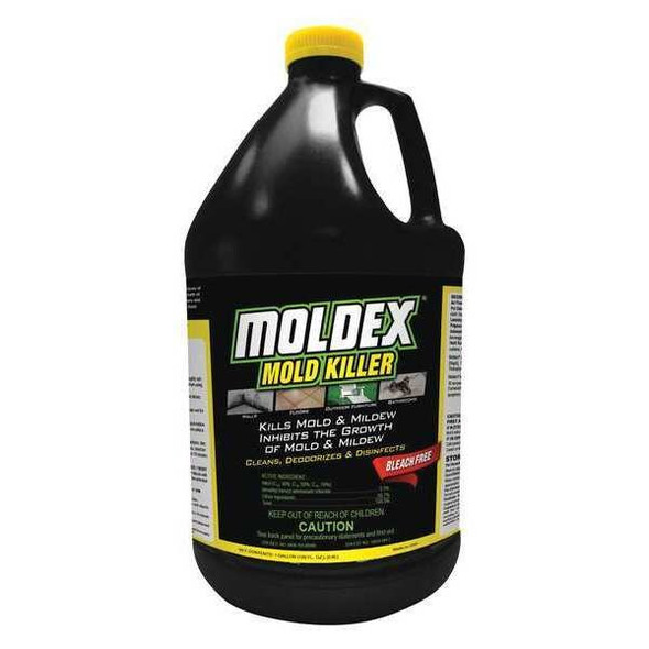 Mold Mildew Remover, 1 gal, Trigger Spray Bottle, Liquid, Ready To Use