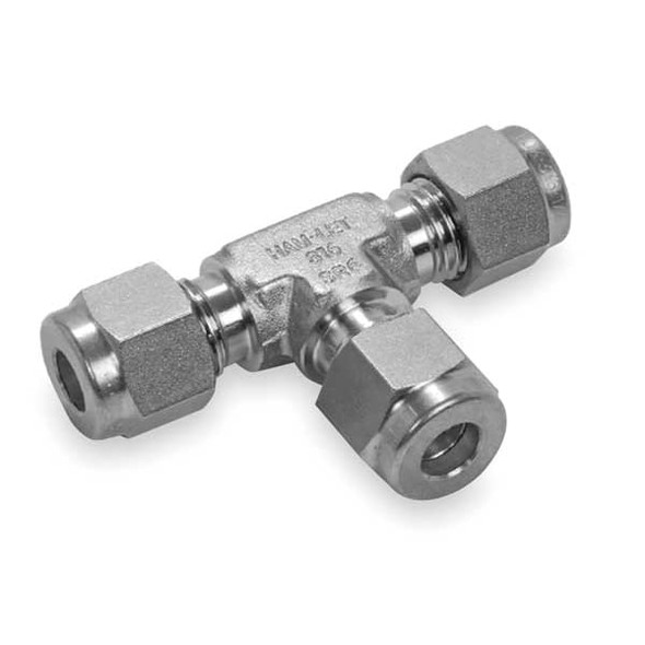 Ham-Let 15/32" LET-LOK 316 SS Union Tee 764L-SS-12MM