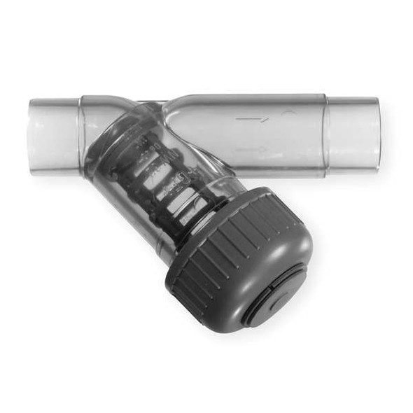 Gf Piping Systems Y Strainer,20 mesh,PVC 192306550