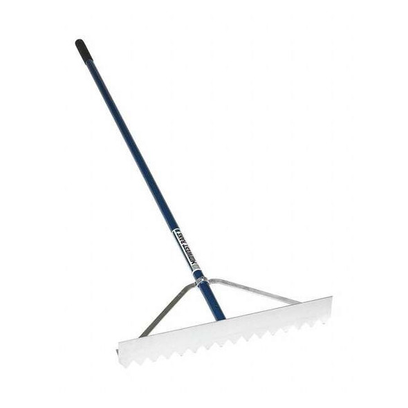 Seymour Midwest 36 in Asphalt Lute, 24 Tines, 66 in L Aluminum Handle 56935GRA