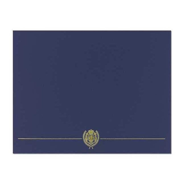 Great Papers Certificate Cover,Navy/Gold,12 in. H,PK5 038949