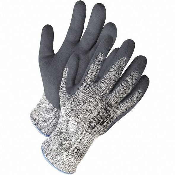 Cut-Resistant Coated Gloves, Cut Level A6 ,Dipped ,Nitrile ,Textured ,XL 1 PR