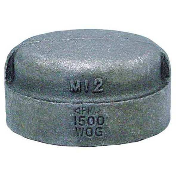 Anvil Cap Cap, 2-1/2" Pipe, FNPT, Malleable Iron, Class 3000 0318901410