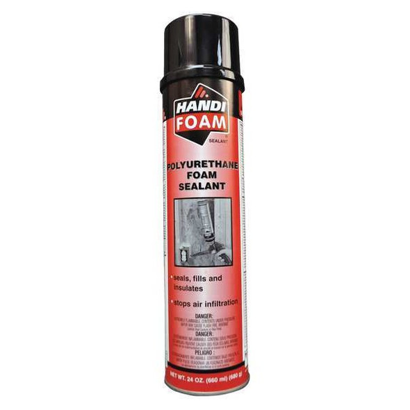 Handi-Foam Spray Foam Sealant,Cream,24 oz P30115