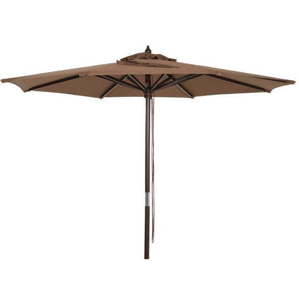 Outdoor Expressions 7.5' Brn Market Umbrella TJWU-003A-230-BRN