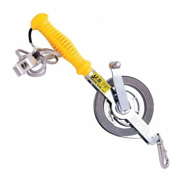 Us Tape 75 ft Oil Gauging Tape Measures, 1/2 in Blade 58824