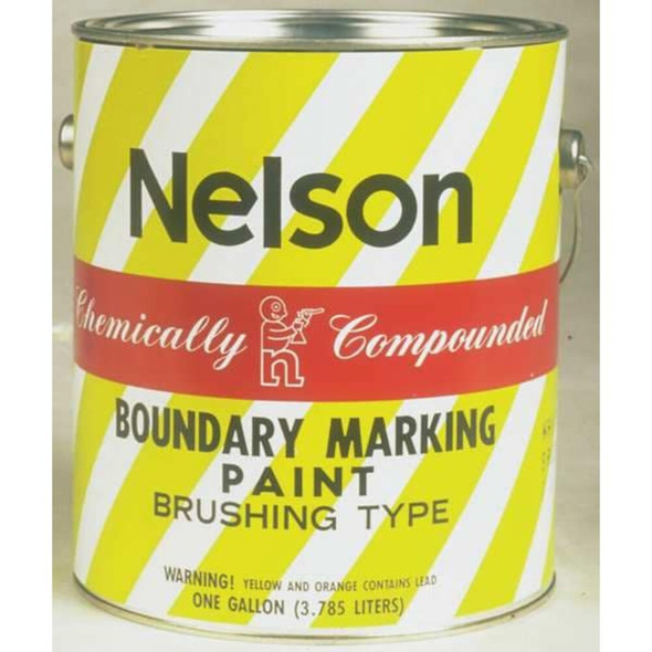 Nelson Paint Boundary Marking Paint, 1 gal., White, Water -Based 29 5 GL WHITE