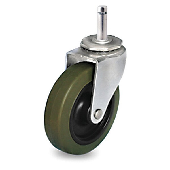 Manufacturer Varies Stem Caster,130 lb. Load,Gray Wheel P5S-UP040G-SG5