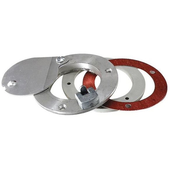 American Garage Door Supply Exhaust Port,Latching 4 In,2 In. Doors EL42