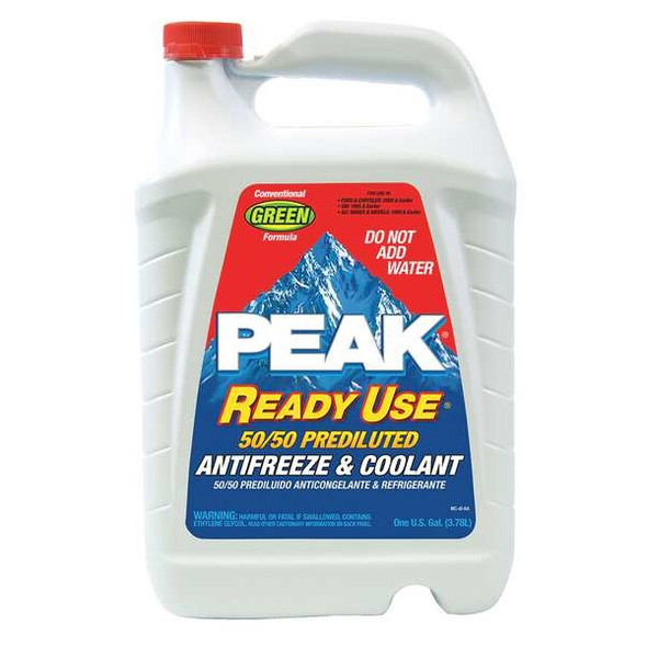 Peak Antifreeze Coolant,1 gal.,50/50 RUAB53