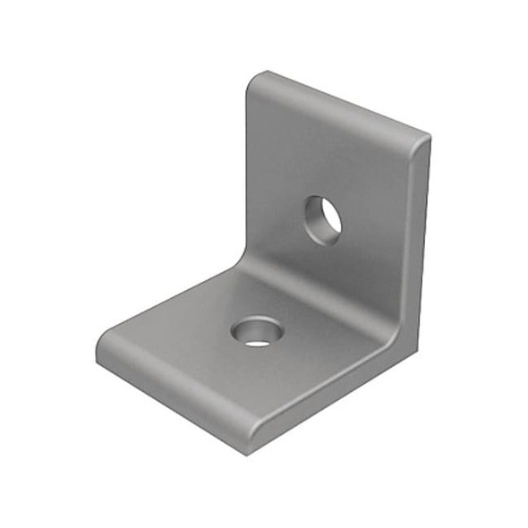 Fath InsideCornerBracket,Alum,Gry,45mm,41mm 093WD45