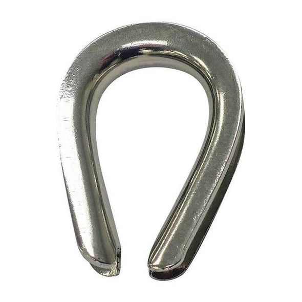 Crosby Wire Rope Thimble,5/16 in.,Steel 1037988