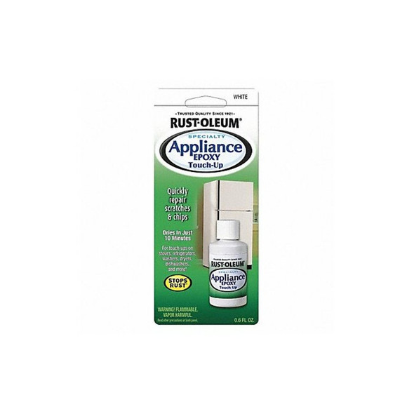 Rust-Oleum Appliance Touch Up Paint,White,0.6 oz. 203000