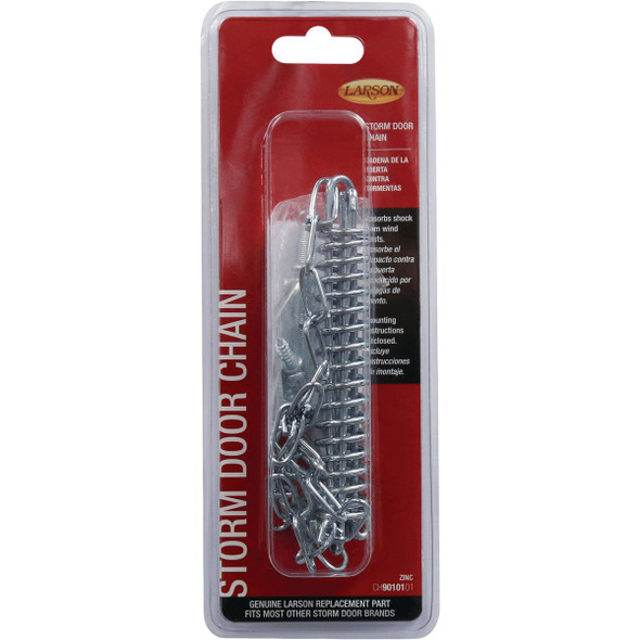 Larson Storm Door Wind Chain, Zinc