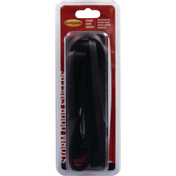 Larson 38 In. Black Storm Door Sweep Insert (2-Pack) CH9030501 198716