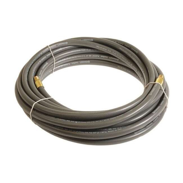 3/8" x 25 ft PVC Coupled Multipurpose Air Hose 300 psi GY