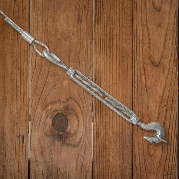 National Hardware 3-8 In. x 6 In. Hook-Eye Turnbuckle N177-493 209376