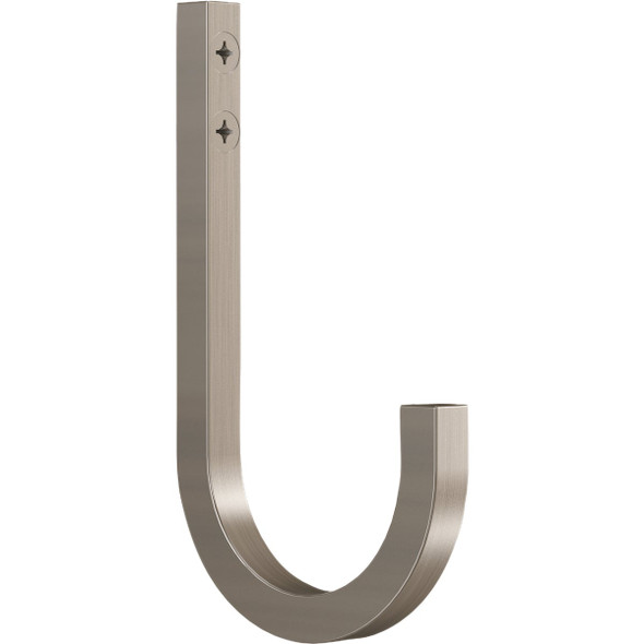 National Hardware 4 In. Satin Nickel Reed Multipurpose Hook (2-Pack) N337-904