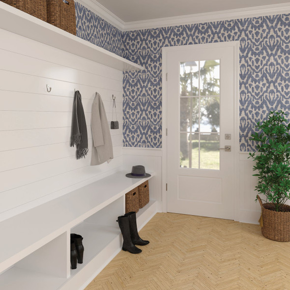 National Hardware Powell 2-5/8 In. Satin Nickel Knurled Hook (2-Pack)