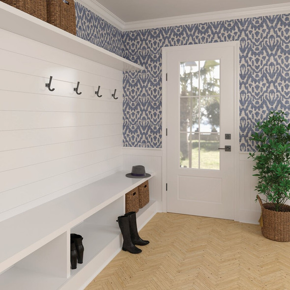 National Hardware Powell 4-5-16 In. Matte Black Angled Hook N337-912 210969