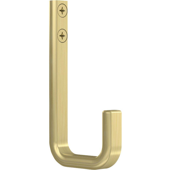 National Hardware 4 In. Brushed Gold Reed Modern Hook N337-917