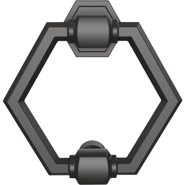 National Hardware Powell 4 In. Matte Black Door Knocker N336-706