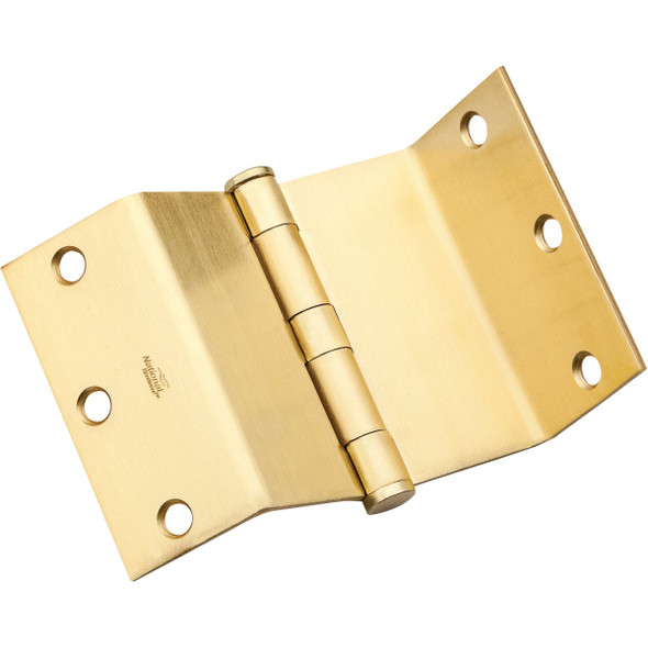 National Hardware Satin Brass Swing Clear Hinge N236-020