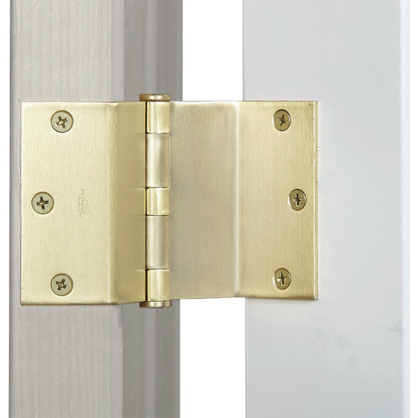National Hardware Satin Brass Swing Clear Hinge N236-020 251672